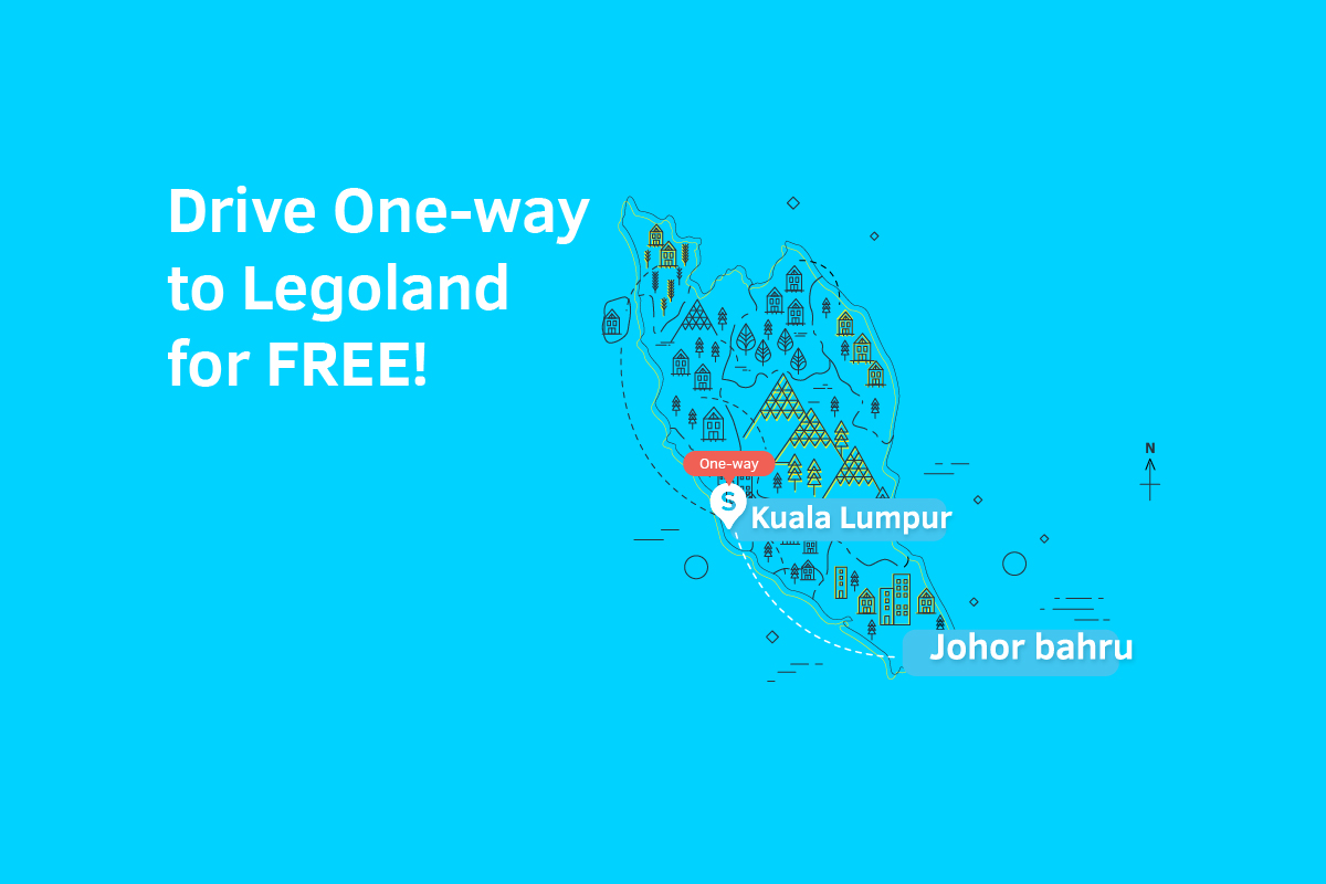 Drive One-way to Legoland for FREE!